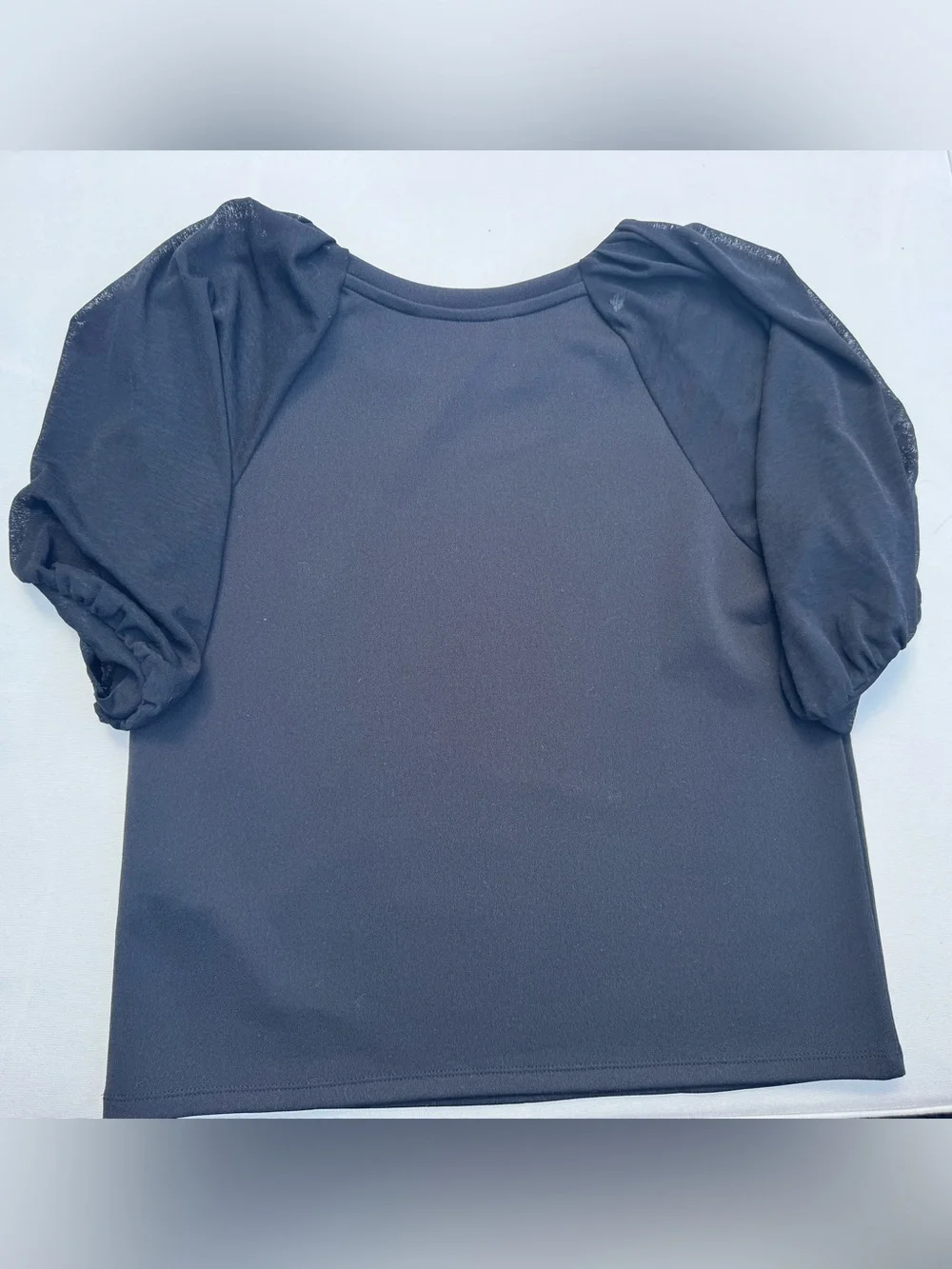 Banana Republic Black Balloon-Sleeve Blouse
